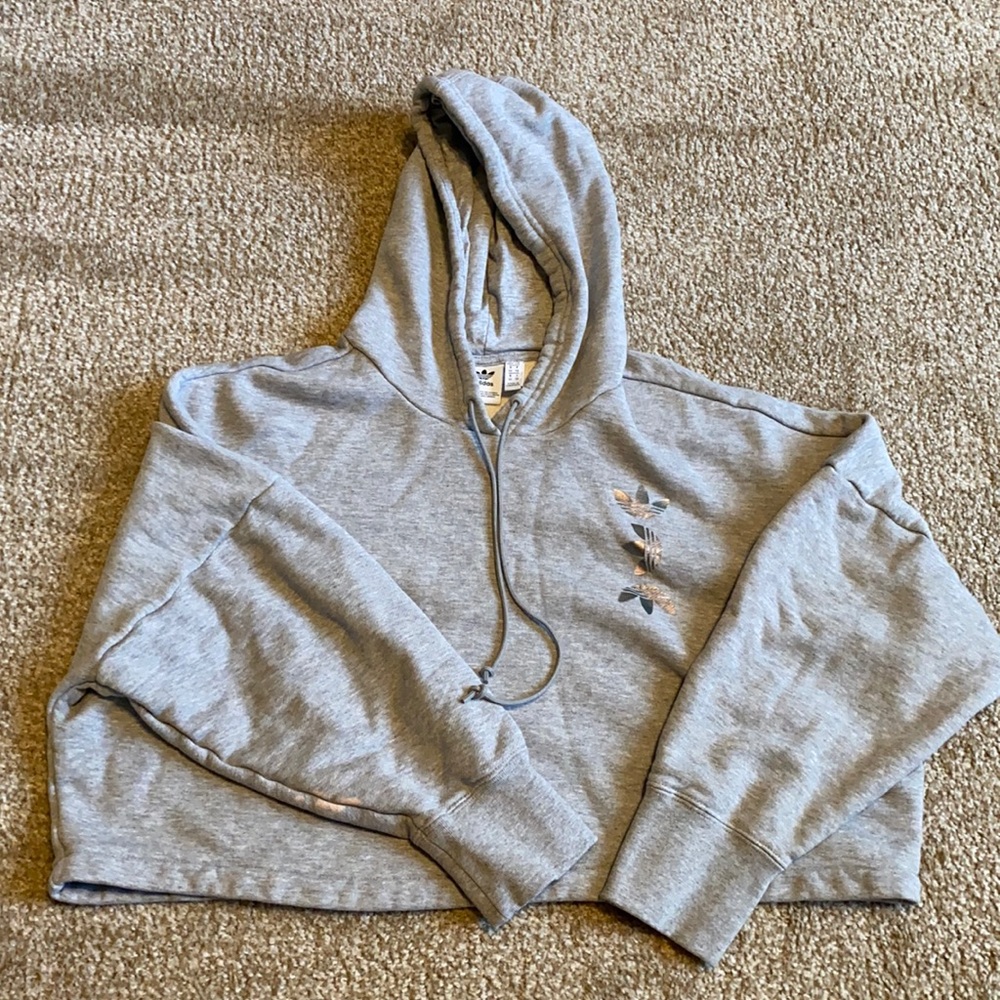 Adidas crop hoodie